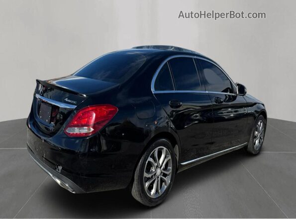 55SWF4KB3GU104684 2016 MERCEDES-BENZ C-CLASS Black წინა ხედი