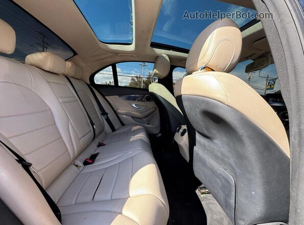 55SWF4KB3GU104684 2016 MERCEDES-BENZ C-CLASS Black წინა სალონის ხედი