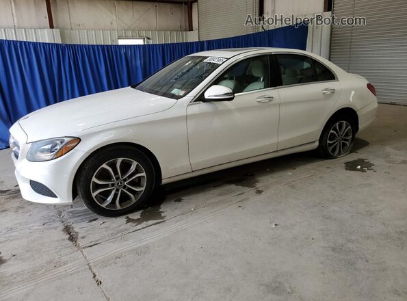 55SWF4KB7JU239772 2018 MERCEDES-BENZ C White 