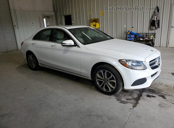 55SWF4KB7JU239772 2018 MERCEDES-BENZ C White 