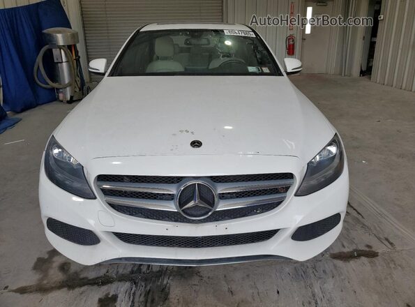 55SWF4KB7JU239772 2018 MERCEDES-BENZ C White 