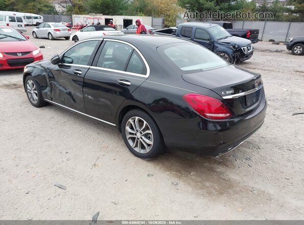 55SWF4KBXHU186883 2017 MERCEDES-BENZ C-CLASS Black Rear left