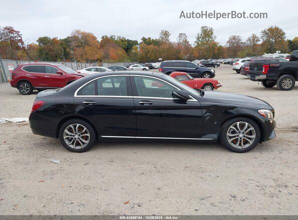 55SWF4KBXHU186883 2017 MERCEDES-BENZ C-CLASS Black Rear interior view