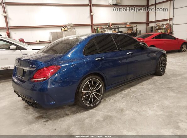 55SWF6EB2LU329132 2020 MERCEDES-BENZ AMG C 43 Blue Tył prawy