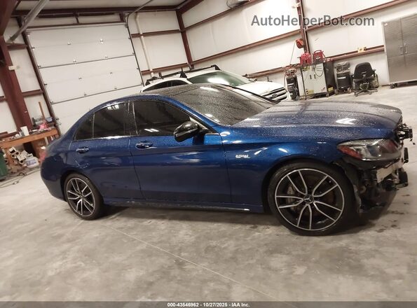 55SWF6EB2LU329132 2020 MERCEDES-BENZ AMG C 43 Blue Widok wnętrza z tyłu