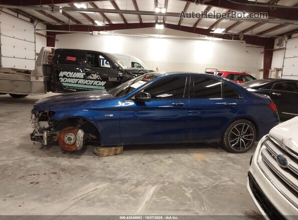 55SWF6EB2LU329132 2020 MERCEDES-BENZ AMG C 43 Blue Widok wnętrza 360 stopni