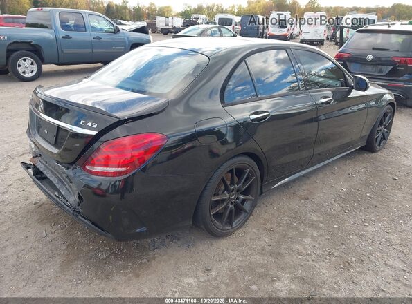 55SWF6EB3HU193682 2017 MERCEDES-BENZ AMG C 43 Black Rear right