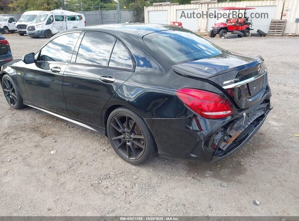 55SWF6EB3HU193682 2017 MERCEDES-BENZ AMG C 43 Black Rear left