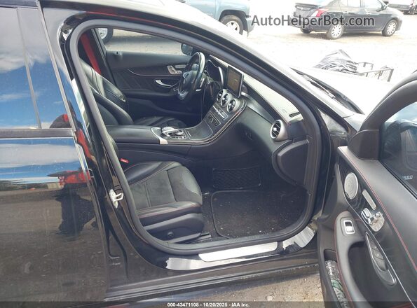 55SWF6EB3HU193682 2017 MERCEDES-BENZ AMG C 43 Black Front interior view