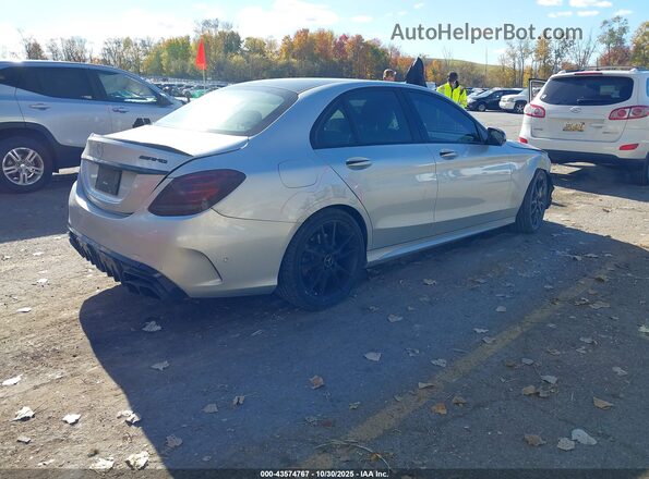 55SWF6EB4HU181590 2017 MERCEDES-BENZ AMG C 43 Silver Trasero derecho