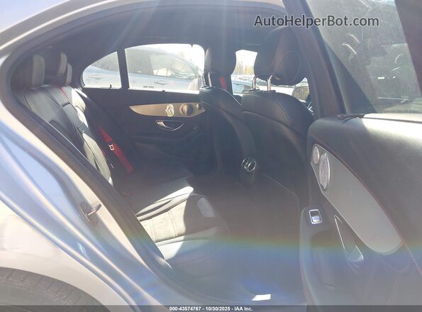 55SWF6EB4HU181590 2017 MERCEDES-BENZ AMG C 43 Silver Vista de la etiqueta del VIN