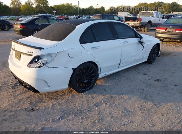 55SWF6EB5JU245139 2018 MERCEDES-BENZ AMG C 43 White Tył prawy