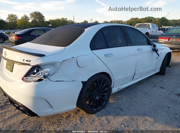 55SWF6EB5JU245139 2018 MERCEDES-BENZ AMG C 43 White Widok z przodu