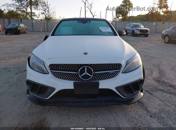 55SWF6EB5JU245139 2018 MERCEDES-BENZ AMG C 43 White Widok zestawu wskaźników