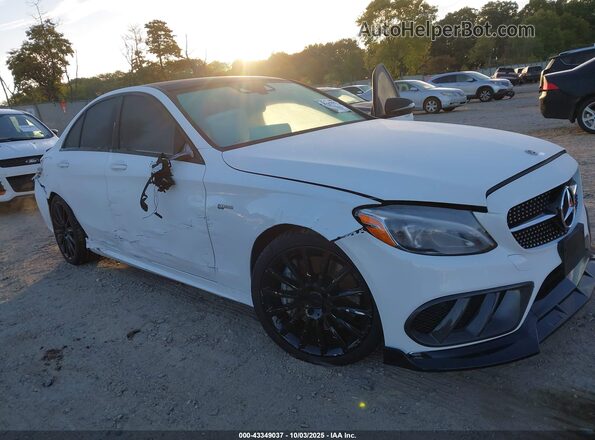 55SWF6EB5JU245139 2018 MERCEDES-BENZ AMG C 43 White 