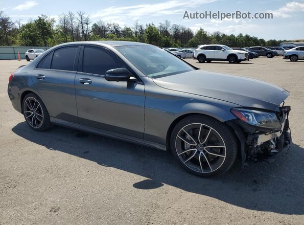 55SWF6EB5LU333787 2020 MERCEDES-BENZ C Gray Przód prawy