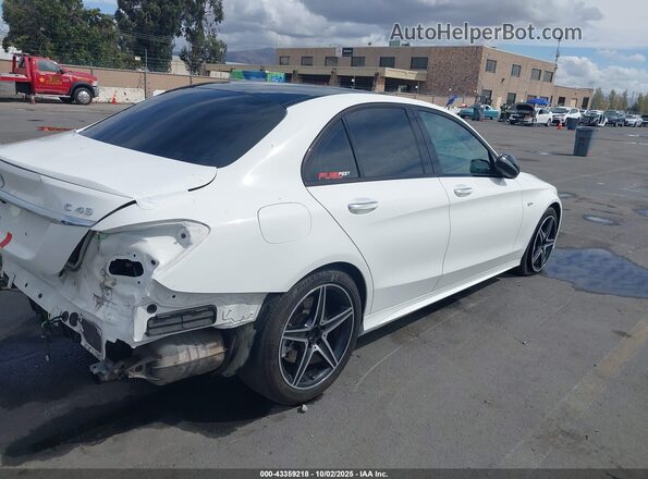 55SWF6EB7HU183558 2017 MERCEDES-BENZ AMG C 43 White Tył prawy