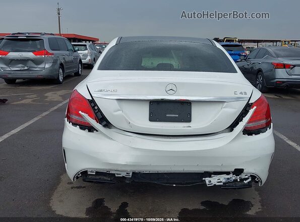 55SWF6EB9JU249968 2018 MERCEDES-BENZ AMG C 43 White Vista frontal