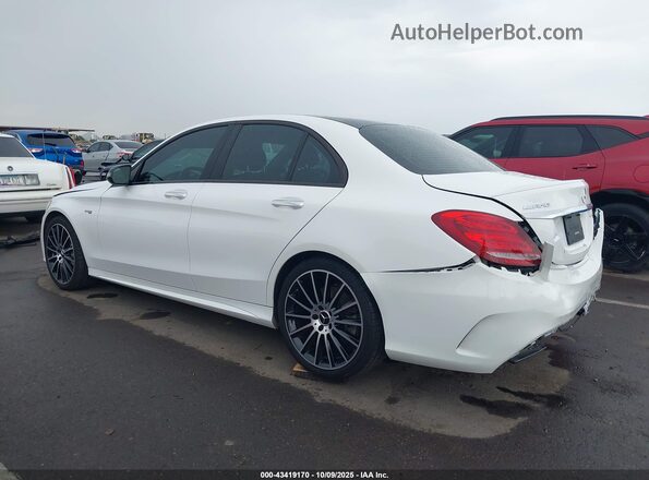 55SWF6EB9JU249968 2018 MERCEDES-BENZ AMG C 43 White Trasero izquierdo