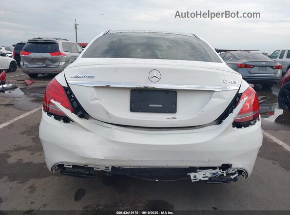 55SWF6EB9JU249968 2018 MERCEDES-BENZ AMG C 43 White 