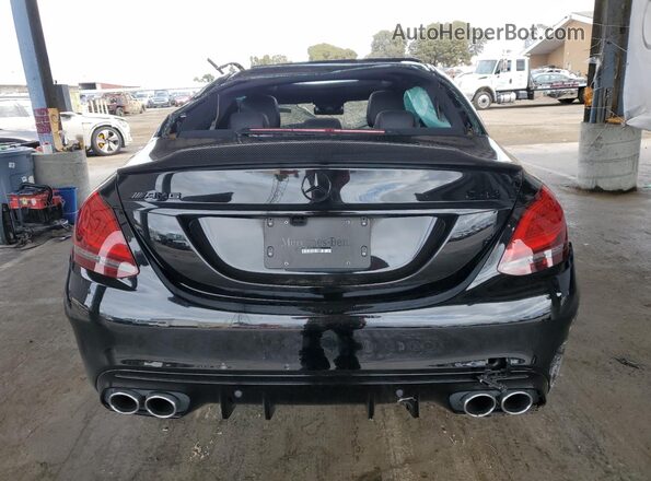 55SWF6EB9LU330083 2020 MERCEDES-BENZ C Black Widok z tyłu