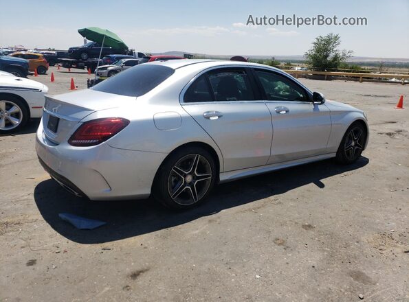55SWF8DB0LU327862 2020 MERCEDES-BENZ C Silver Trasero derecho