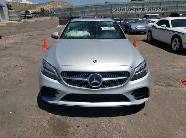 55SWF8DB0LU327862 2020 MERCEDES-BENZ C Silver Vista frontal
