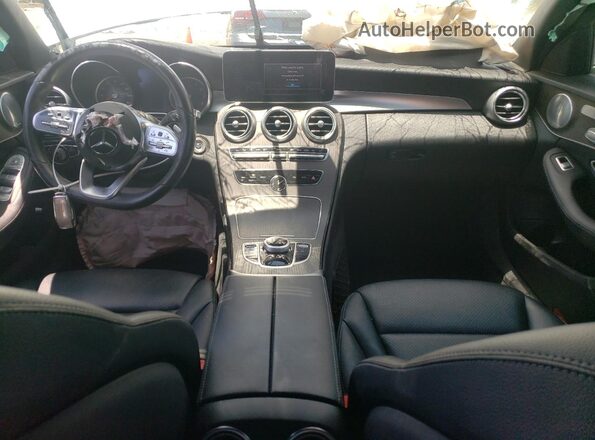 55SWF8DB0LU327862 2020 MERCEDES-BENZ C Silver Vista del salpicadero