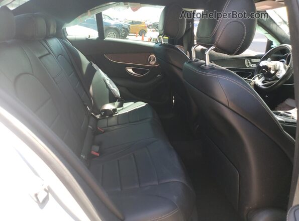 55SWF8DB0LU327862 2020 MERCEDES-BENZ C Silver Vista de los asientos traseros