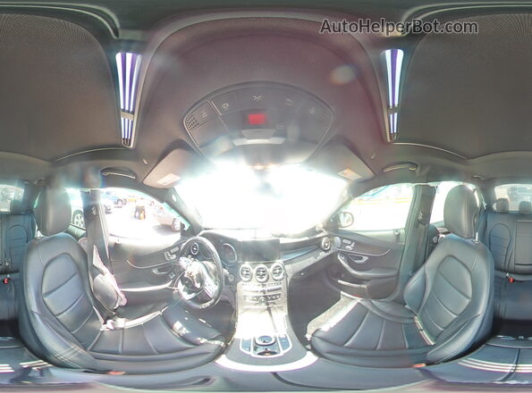 55SWF8DB0LU327862 2020 MERCEDES-BENZ C Silver Vista de la etiqueta del VIN
