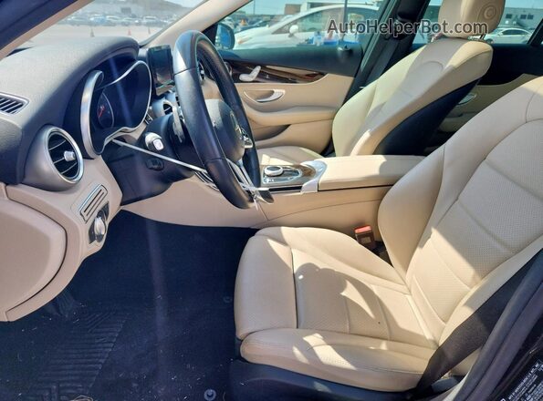 55SWF8DB1KU294465 2019 MERCEDES-BENZ C Black Vista interior delantera