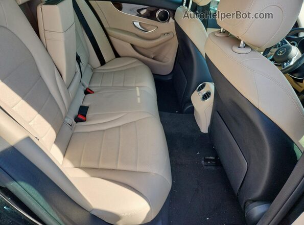 55SWF8DB1KU294465 2019 MERCEDES-BENZ C Black Vista de los asientos traseros