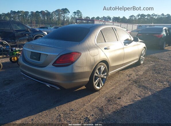 55SWF8DB2LU326129 2020 MERCEDES-BENZ C-CLASS Silver Հետևի աջ