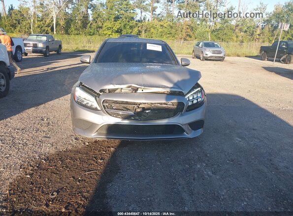 55SWF8DB2LU326129 2020 MERCEDES-BENZ C-CLASS Silver Դիմացի տեսք