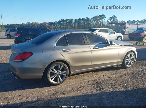 55SWF8DB2LU326129 2020 MERCEDES-BENZ C-CLASS Silver Սալոնի հետևի տեսք