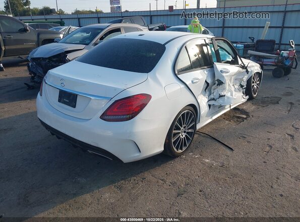 55SWF8DB5KU299278 2019 MERCEDES-BENZ C-CLASS White Rear right