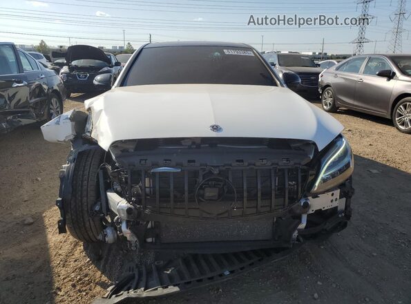 55SWF8DB5LU323967 2020 MERCEDES-BENZ C White წინა ხედი
