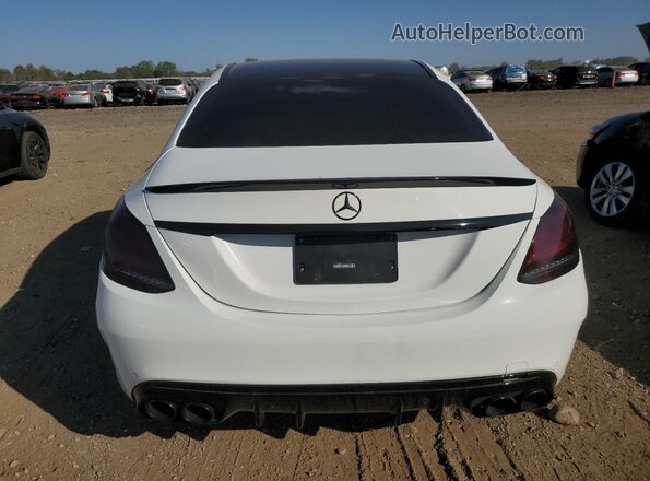 55SWF8DB5LU323967 2020 MERCEDES-BENZ C White უკანა ხედი