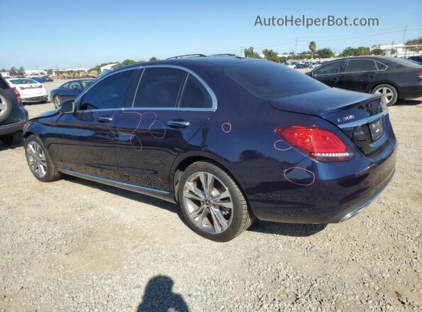 55SWF8DB6LU328014 2020 MERCEDES-BENZ C Blue Tył lewy
