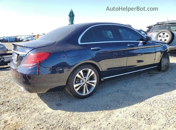 55SWF8DB6LU328014 2020 MERCEDES-BENZ C Blue Tył prawy