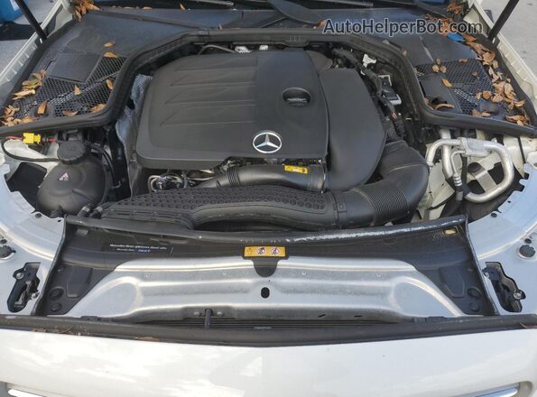 55SWF8DB7KU286256 2019 MERCEDES-BENZ C White Rear interior view