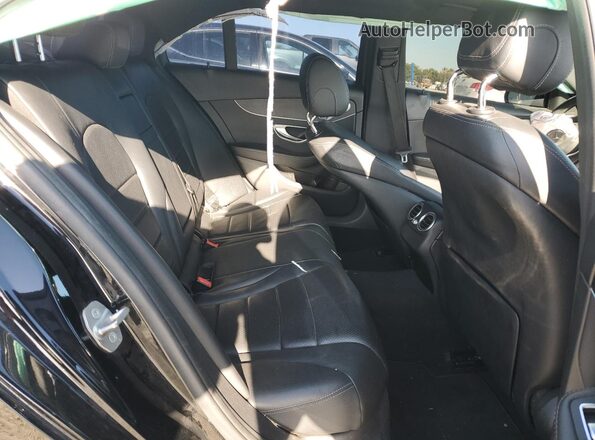 55SWF8DB7LU333190 2020 MERCEDES-BENZ C Black Rear seats view