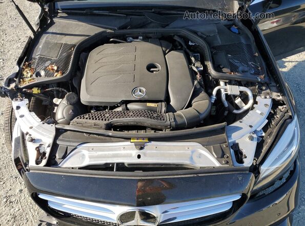 55SWF8DB7LU333190 2020 MERCEDES-BENZ C Black Rear interior view