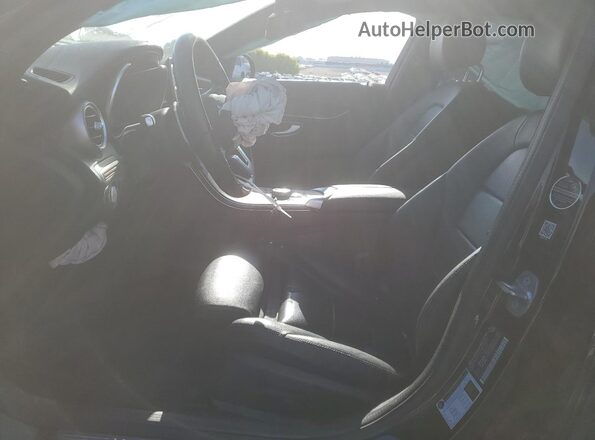 55SWF8DB7LU333190 2020 MERCEDES-BENZ C Black Front interior view