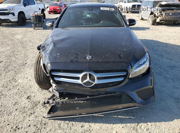 55SWF8DB7LU333190 2020 MERCEDES-BENZ C Black Front view