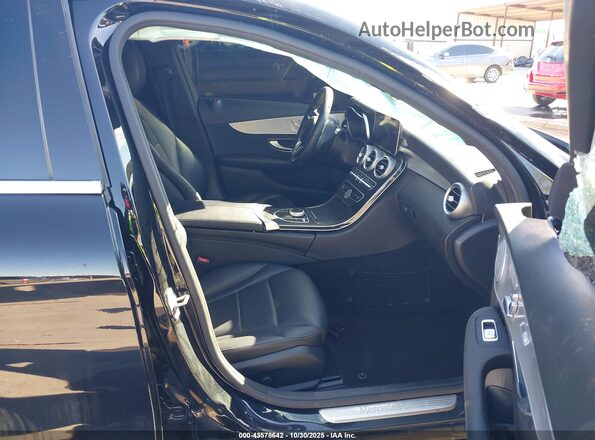 55SWF8DB8LU323381 2020 MERCEDES-BENZ C-CLASS Черный Вид салона спереди
