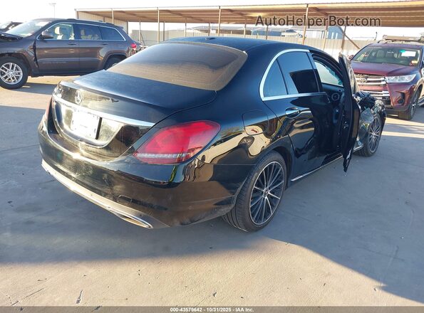 55SWF8DB8LU323381 2020 MERCEDES-BENZ C-CLASS Черный Задняя правая четверть