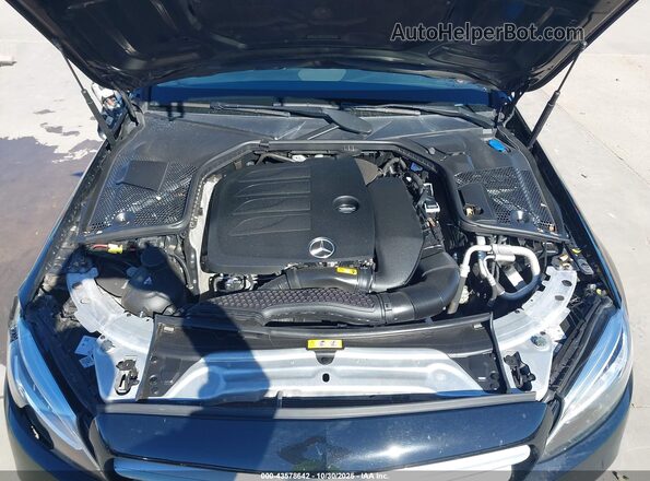 55SWF8DB8LU323381 2020 MERCEDES-BENZ C-CLASS Черный Вид сзади