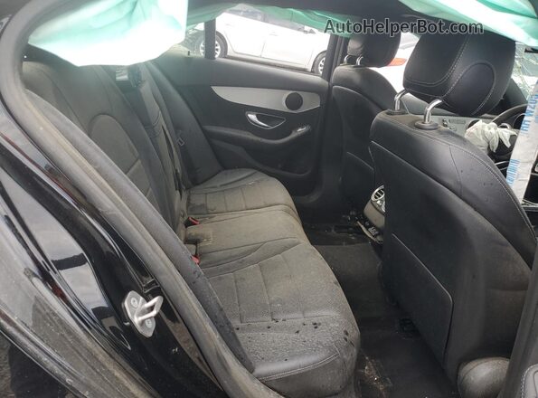 55SWF8DBXLU323558 2020 MERCEDES-BENZ C Black უკანა სავარძლების ხედი