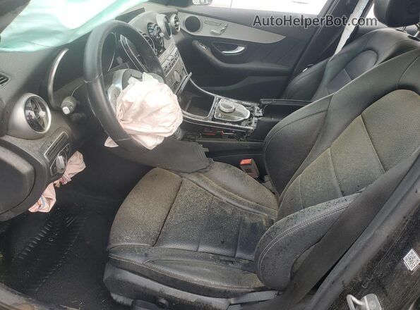 55SWF8DBXLU323558 2020 MERCEDES-BENZ C Black წინა სალონის ხედი